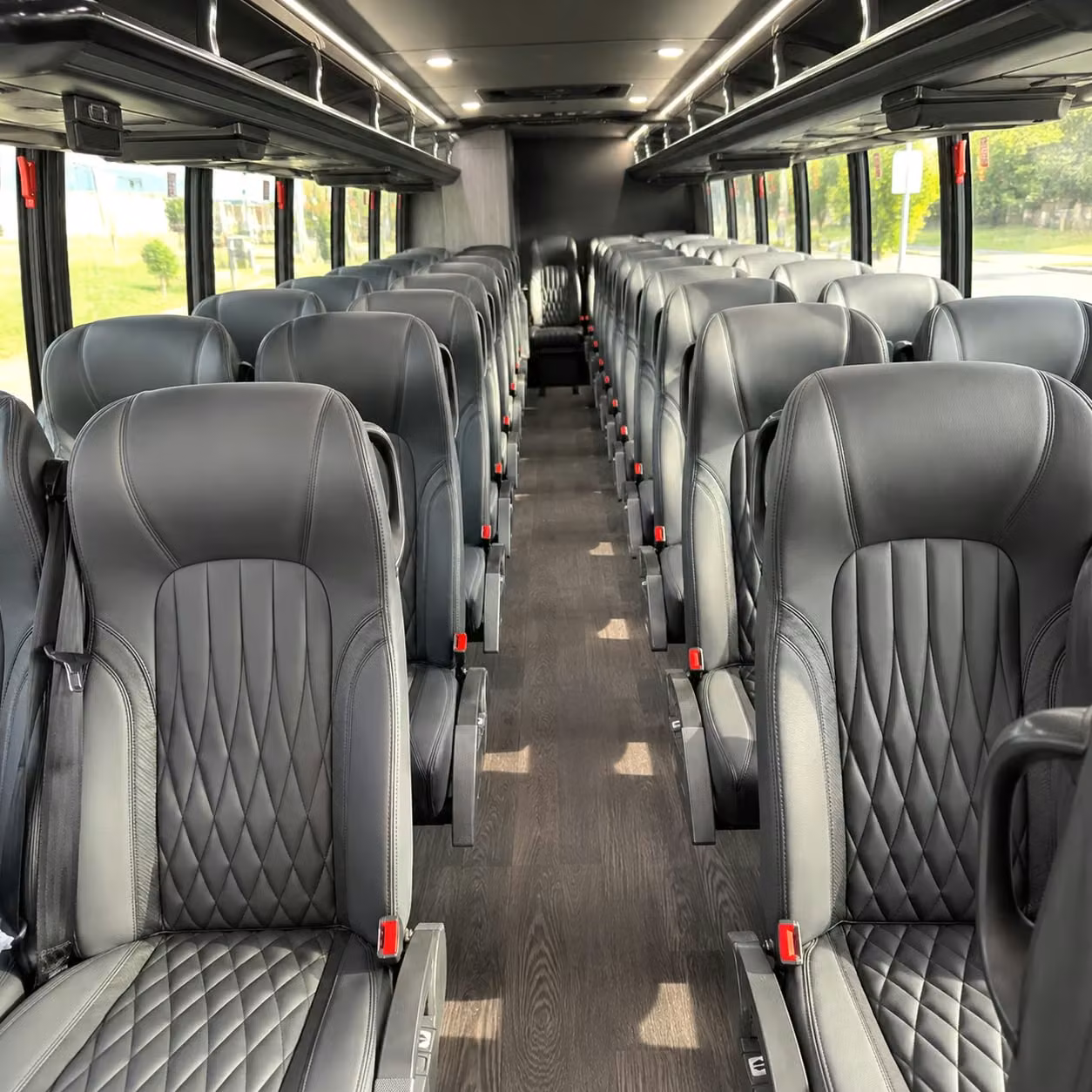 30 passenger minibus inside